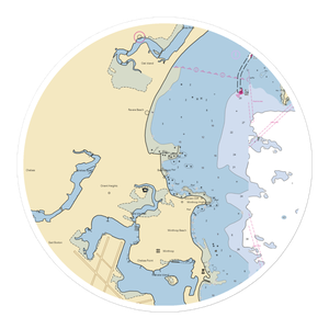Beachmont Yacht Club (Winthrop, MA) NOAA Chart Sticker
