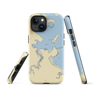 Safe Harbor Marina Bay (Quincy, MA) NOAA Chart  Tough iPhone Case