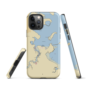 Safe Harbor Marina Bay (Quincy, MA) NOAA Chart  Tough iPhone Case