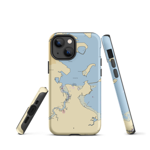 Safe Harbor Marina Bay (Quincy, MA) NOAA Chart  Tough iPhone Case