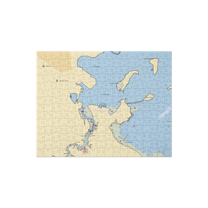 Safe Harbor Marina Bay (Quincy, MA) NOAA Chart Jigsaw Puzzle