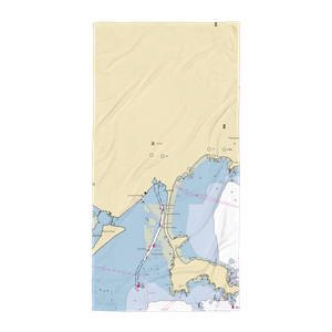 Volunteer Yacht Club (Lynn, MA) NOAA Chart Towel