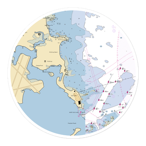 Crystal Cove Marina (Winthrop, MA) NOAA Chart Sticker