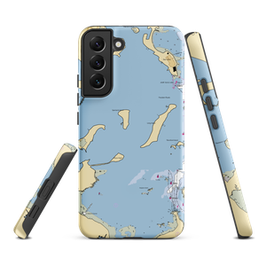 Boston Harbor Islands: Spectacle Island (Boston, MA) NOAA Chart Samsung Phone Case