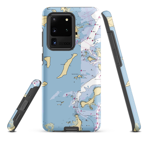 Long Island (Boston, MA) NOAA Chart Samsung Phone Case