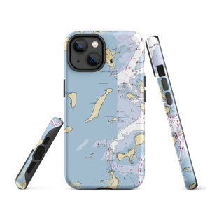 Long Island (Boston, MA) NOAA Chart  Tough iPhone Case