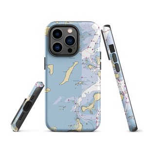 Long Island (Boston, MA) NOAA Chart  Tough iPhone Case