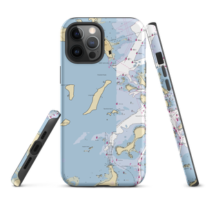 Long Island (Boston, MA) NOAA Chart  Tough iPhone Case