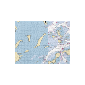 Long Island (Boston, MA) NOAA Chart Jigsaw Puzzle