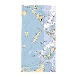 Rainford Island (Boston, MA) NOAA Chart Towel