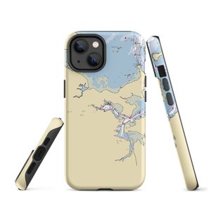 Town River Marina (Quincy, MA) NOAA Chart  Tough iPhone Case