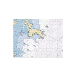 Tudor Wharf (Nahant, MA) NOAA Chart Jigsaw Puzzle