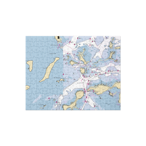 Gallops Island (Boston, MA) NOAA Chart Jigsaw Puzzle