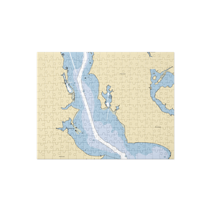 East Providence Harbor Master (Riverside, RI) NOAA Chart Jigsaw Puzzle