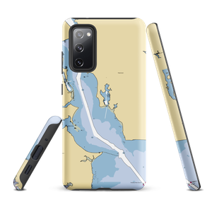 Lighthouse Marina (Riverside, RI) NOAA Chart Samsung Phone Case