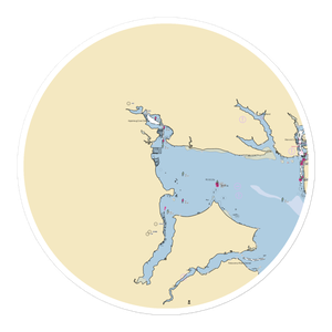 Safe Harbor Cowesett (Warwick, RI) NOAA Chart Sticker