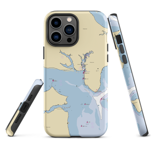 Bela Vista Marina (Warwick, RI) NOAA Chart  Tough iPhone Case