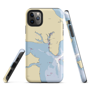 Bela Vista Marina (Warwick, RI) NOAA Chart  Tough iPhone Case