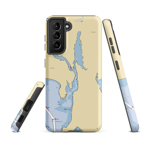 Old Warren Marina (Prudence Island, RI) NOAA Chart Samsung Phone Case