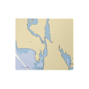 Blount Boats (Prudence Island, RI) NOAA Chart  Gaming Mouse Pad