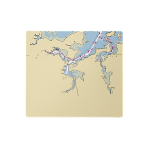 Metropolitan Yacht Club (Weymouth, MA) NOAA Chart  Gaming Mouse Pad