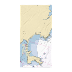 Swampscott Yacht Club (Lynn, MA) NOAA Chart Towel