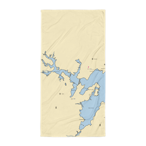 McCabe Marina and Recreation Area (Salem, MA) NOAA Chart Towel