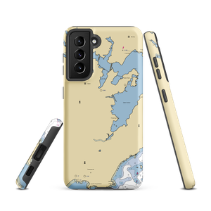 Pickering Wharf Marina (Salem, MA) NOAA Chart Samsung Phone Case