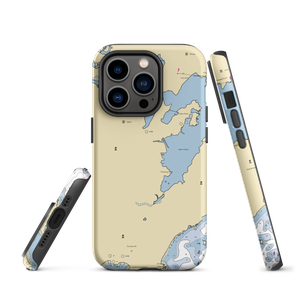 Pickering Wharf Marina (Salem, MA) NOAA Chart  Tough iPhone Case