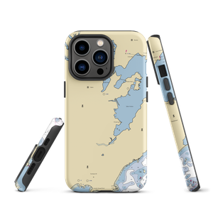 Pickering Wharf Marina (Salem, MA) NOAA Chart  Tough iPhone Case