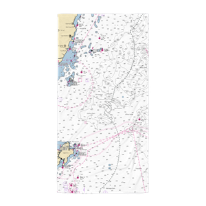 Davy Jones Marina (West Newbury, MA) NOAA Chart Towel