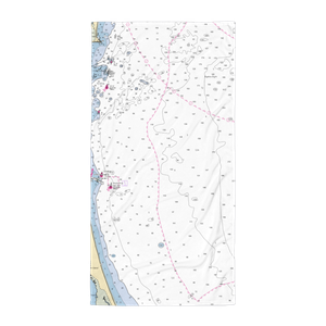 Windward Yacht Yard (Newburyport, MA) NOAA Chart Towel