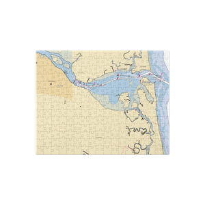 American Yacht Club (Newburyport, MA) NOAA Chart Jigsaw Puzzle