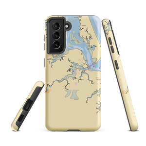 Little Neck Wharf (Ipswich, MA) NOAA Chart Samsung Phone Case