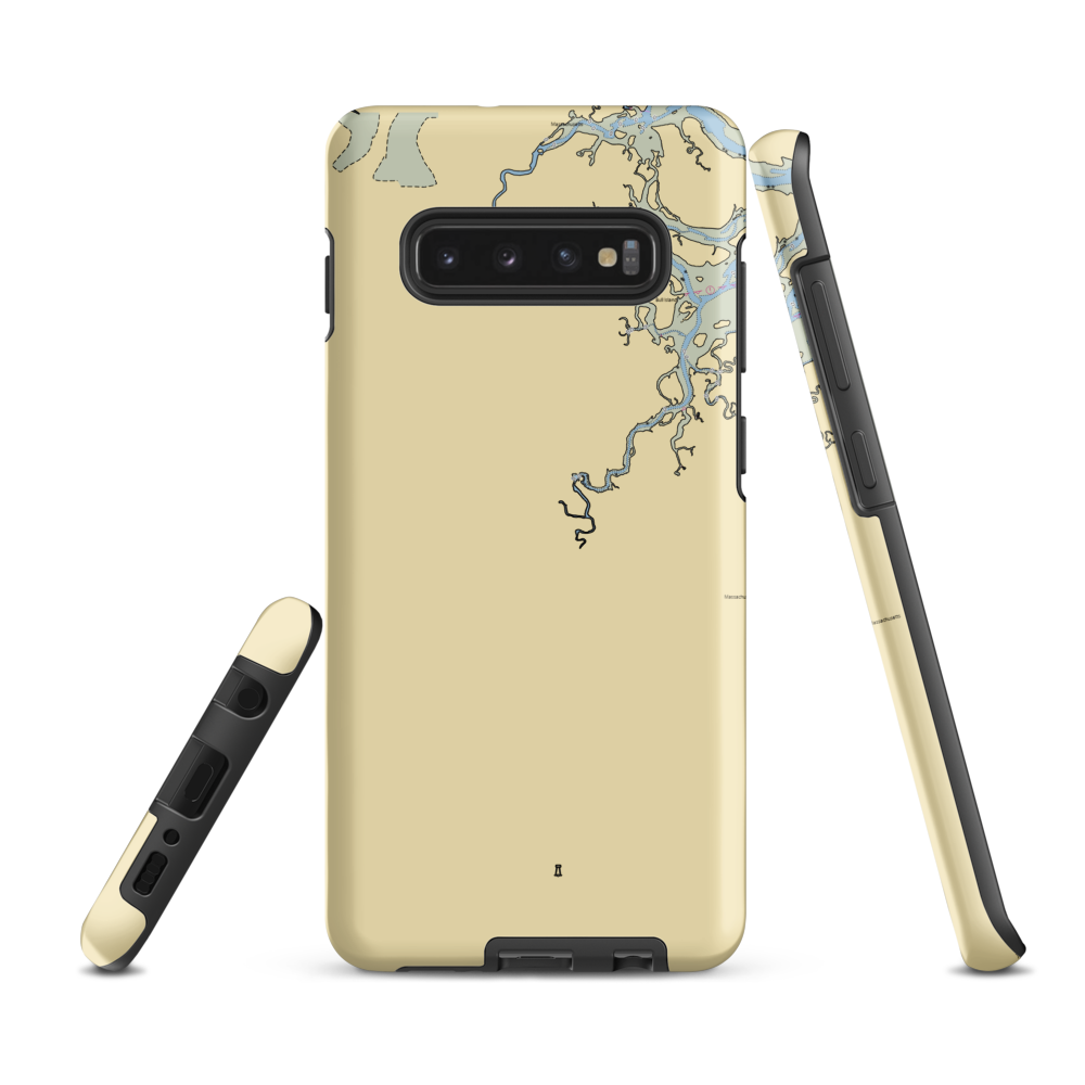 Essex Marina (Essex, MA) NOAA Chart Samsung Phone Case Samsung Galaxy S10 Plus model shown
