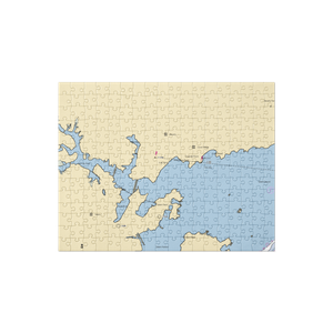 Tuck Point Marina (Salem, MA) NOAA Chart Jigsaw Puzzle