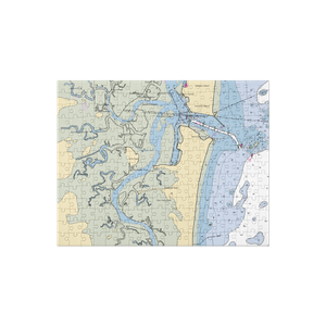 Yankee Fishermen's Co-Op (Salisbury, MA) NOAA Chart Jigsaw Puzzle