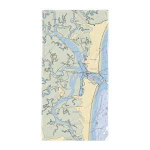 Hampton State Marina (Seabrook, NH) NOAA Chart Towel