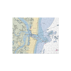 Waters Edge Yacht Club (Seabrook, NH) NOAA Chart Jigsaw Puzzle