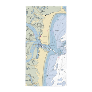 Waters Edge Yacht Club (Seabrook, NH) NOAA Chart Towel