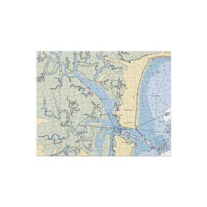 Hampton River Marina (Seabrook, NH) NOAA Chart Jigsaw Puzzle