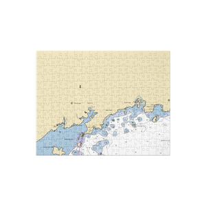 Town of Manchester-by-the-Sea (Marblehead, MA) NOAA Chart Jigsaw Puzzle