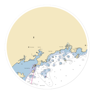 Town of Manchester-by-the-Sea (Marblehead, MA) NOAA Chart Sticker