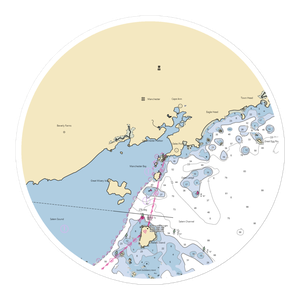 Manchester Yacht Club (Marblehead, MA) NOAA Chart Sticker