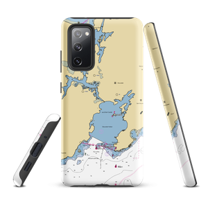 Cape Ann Marina (Gloucester, MA) NOAA Chart Samsung Phone Case