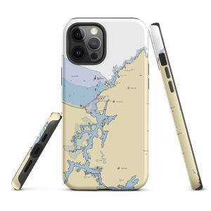 Annisquam Yacht Club (Gloucester, MA) NOAA Chart  Tough iPhone Case