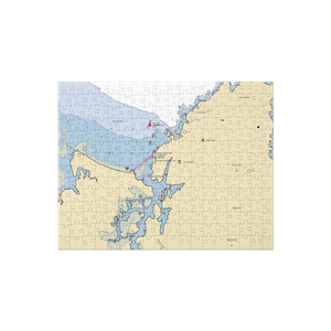 Annisquam Yacht Club (Gloucester, MA) NOAA Chart Jigsaw Puzzle