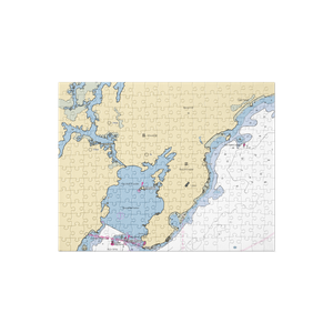 The Studio (Gloucester, MA) NOAA Chart Jigsaw Puzzle