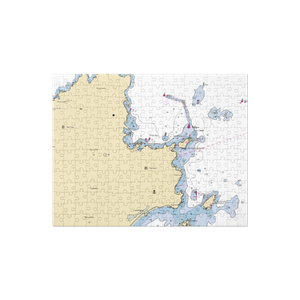 White Wharf (Rockport, MA) NOAA Chart Jigsaw Puzzle