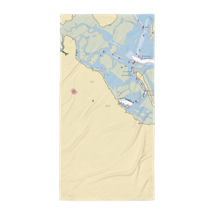 State Boat Ramp (Accord, MA) NOAA Chart Towel